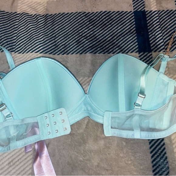 Savage Fenty Light Teal Blue Bra LIKE NEW! - Picture 4 of 5